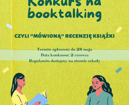 Konkurs na booktalking facebook